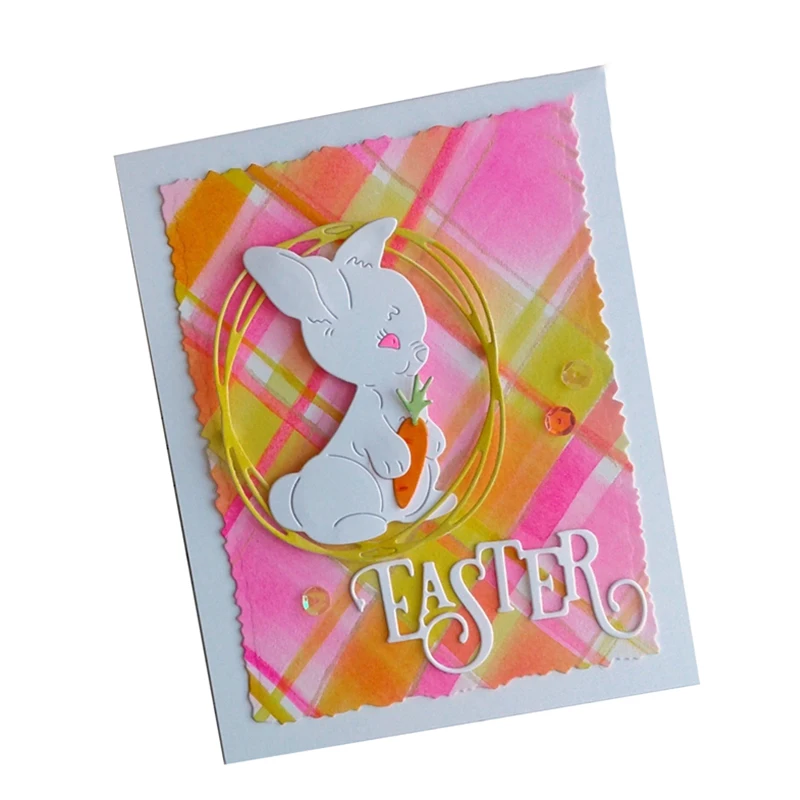 

Cute Animal Rabbit Metal Cutting Dies Stencils For Card Making Decorative Embossing Suit Paper Cards DIY Dies Scrapbooking 2019
