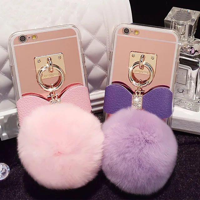 coque iphone 6 avec un ponpon