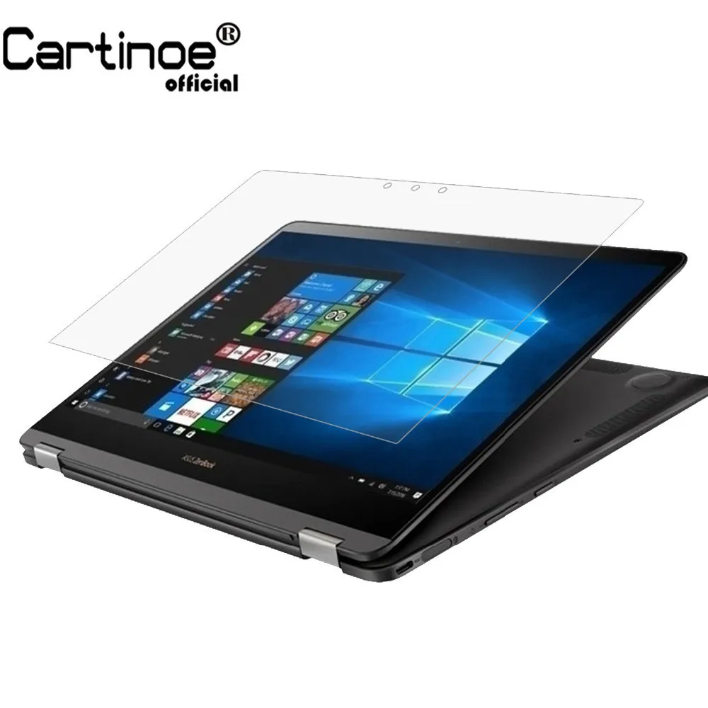 Cartinoe 13,3 дюймов Защитная плёнка для экрана ноутбука для Asus Zenbook Flip S Ux370ua 13," Ноутбук Hd кристальная Защитная пленка для экрана, 2 шт