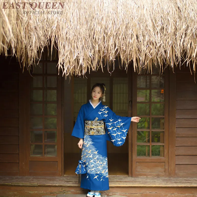 japanese kimono traditional dress cosplay female yukata women haori Japan geisha costume obi Japan asia dress KK2248