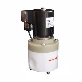 

1/2" Anti-corrosion SolenoidValve 0.6MPA Strong Acid And Alkali Solenoid Valve PTFE Solenoid Valve
