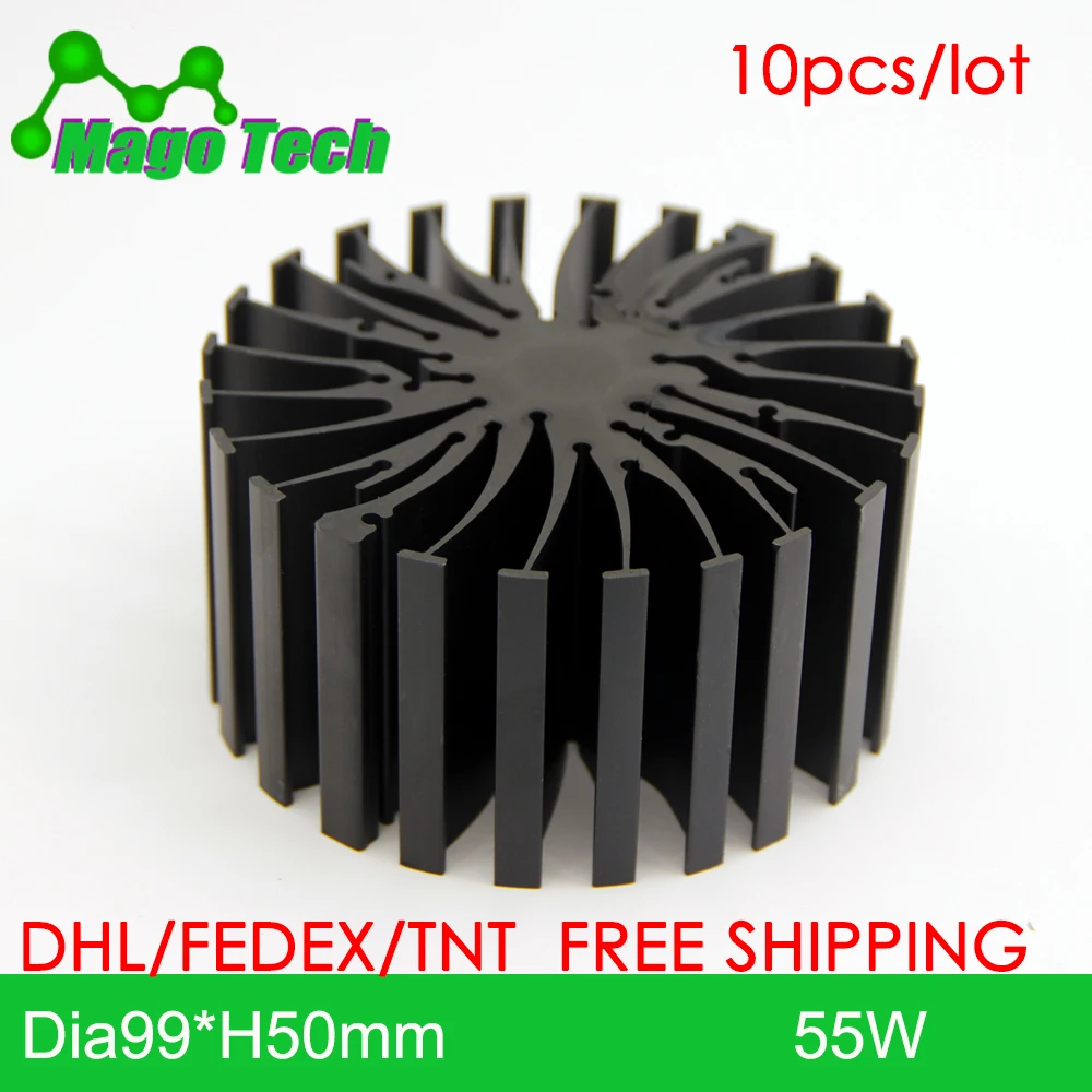 Ø99*50mm Modular LED Star Cooler for low and high bay light LED Grow Light Heatsink 22 mounting holes for all COB Brands