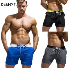 Новые летние Брендовые мужские шорты с карманами одежда для плавания Мужской купальный костюм Плавки пляжная одежда простые спортивные шорты для серфинга быстросохнущие