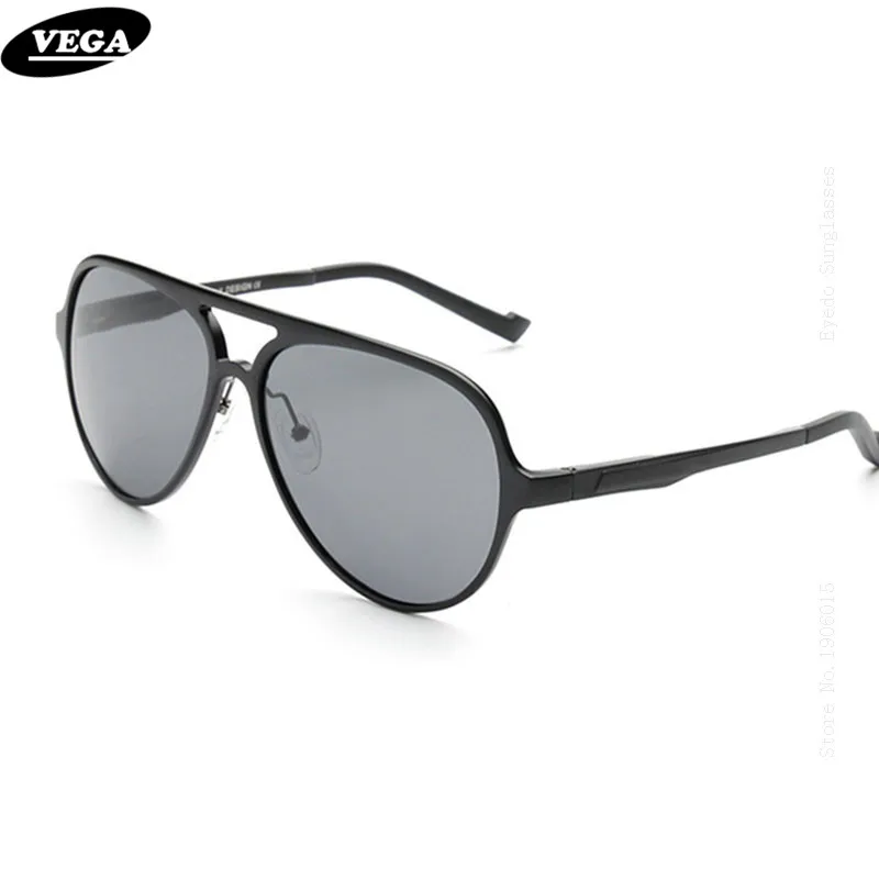 

VEGA High Quality Aluminum Magnesium Frame HD Vision Lensese Polarized Sunglasses with Box Navy Air Force Sun Glasses 8560