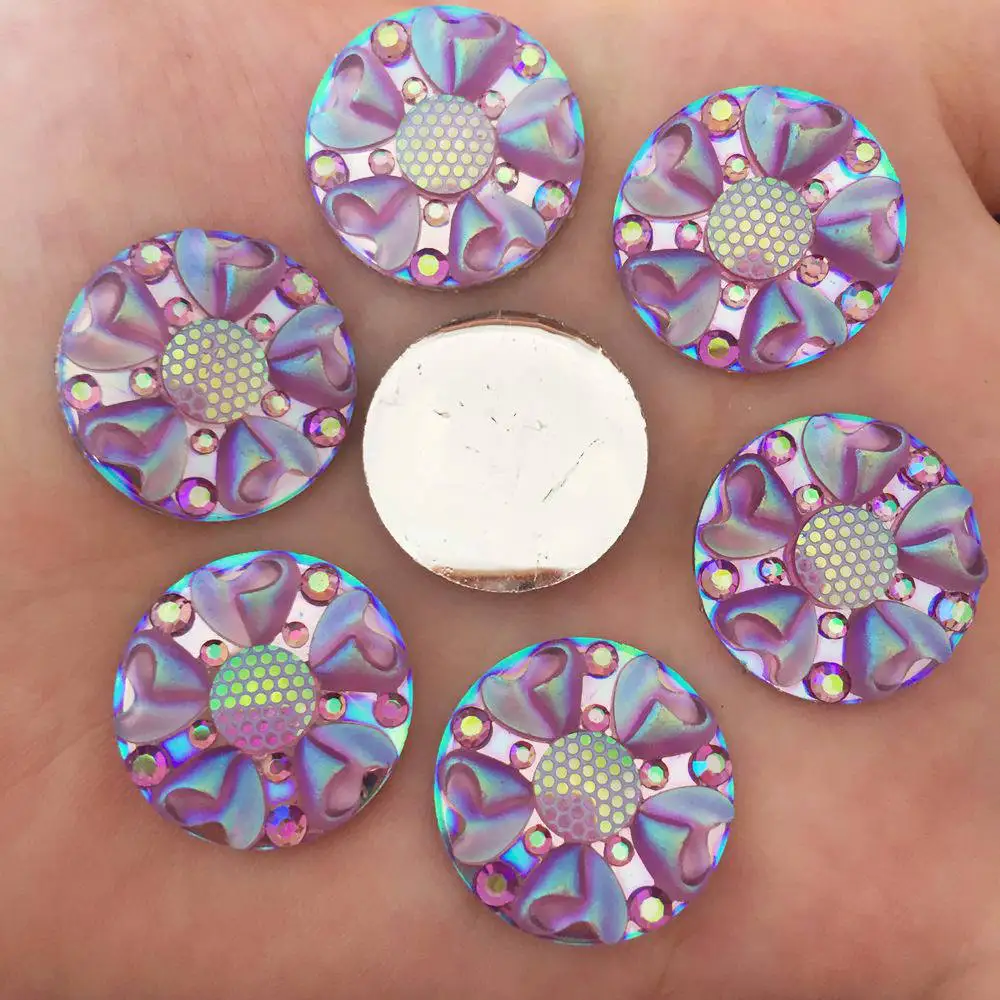 10 шт. круглые пуговицы с плоской задней поверхностью 20 мм|wedding button|rhinestone wedding