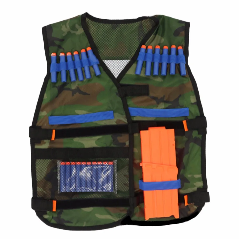 

54*47cm New colete tatico Outdoor Tactical Adjustable Vest Kit For Nerf N-strike Elite Games Hunting vest Top Quality