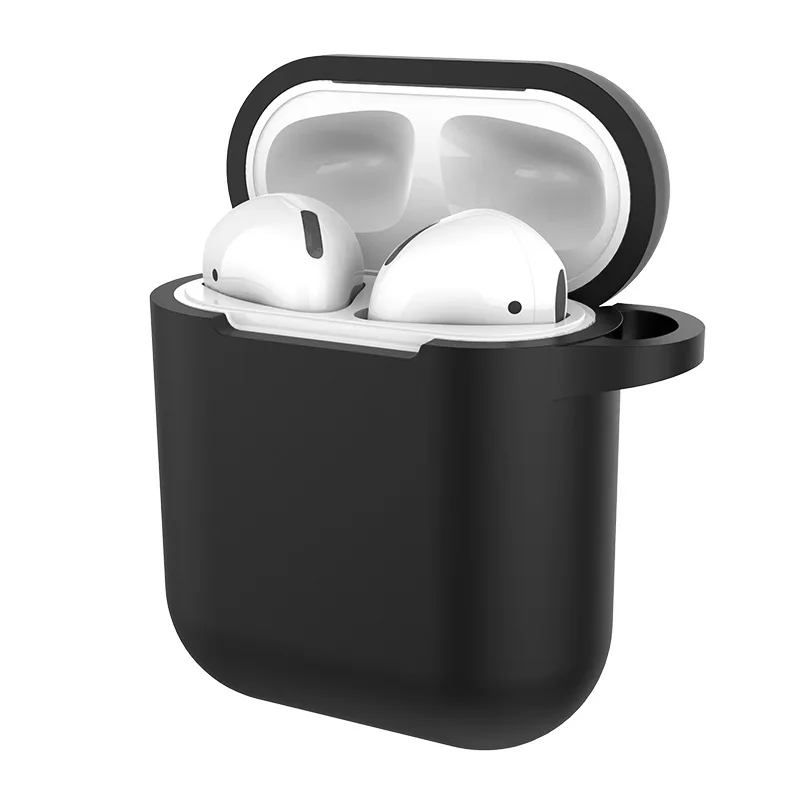

1 PCS Soft Silicone Case For Apple Airpods Shockproof Cover For Apple AirPods Earphone Cases Ultra Thin Protector Case