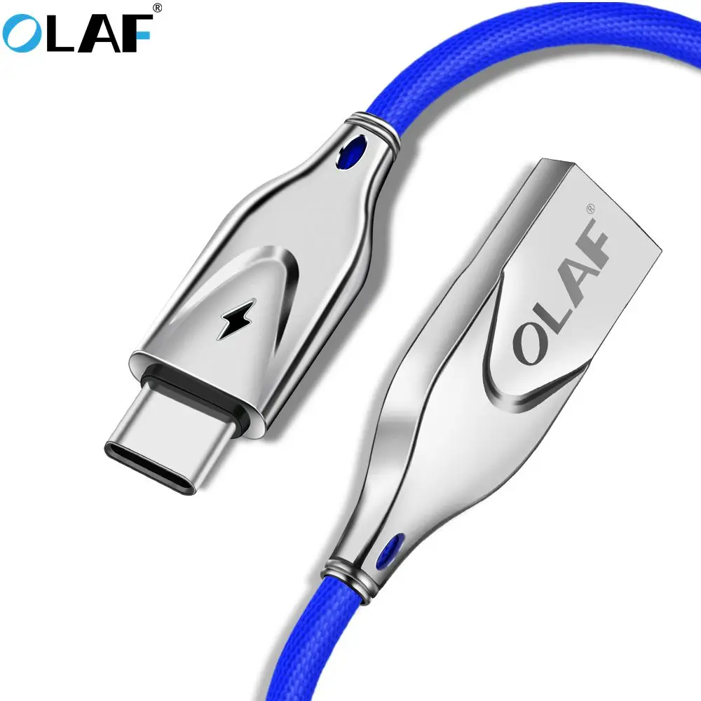 

OLAF USB Type C Fast Charging USB C Cable Type-c Data Cord USB Charger Cable For Samsung S9 S8 Note 9 8 Xiaomi mi8 Huawei USB-C