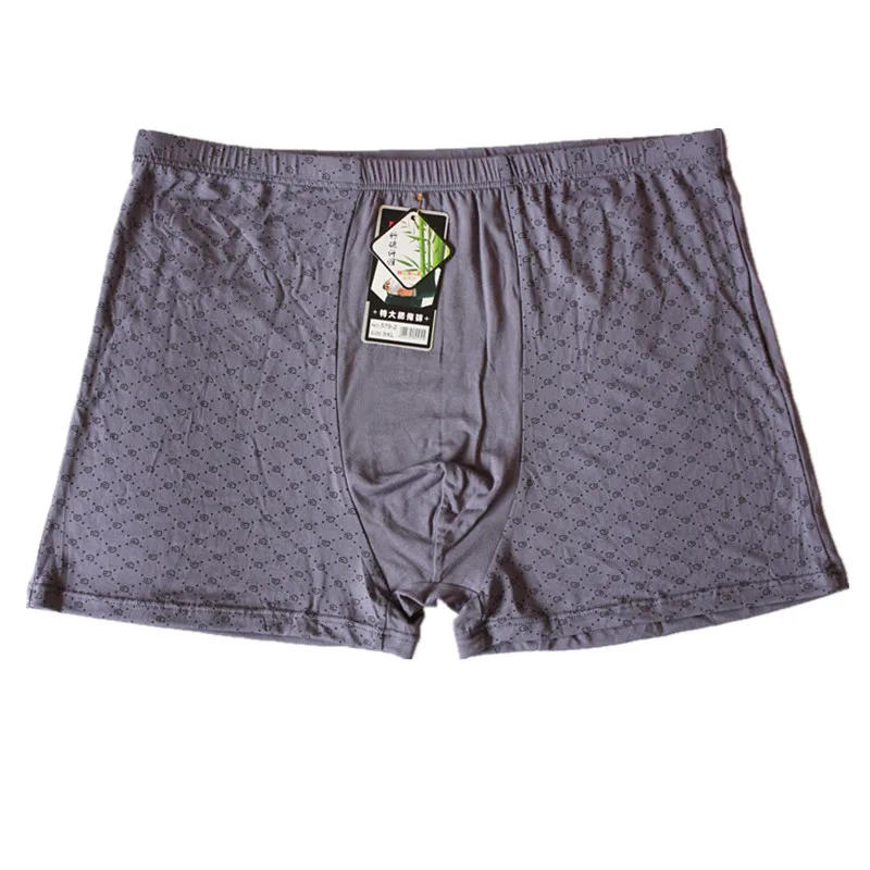 9XL&11XL 4Pcslot Underwear Soft Boxers Bamboo Fiber Boxer Men Print Boxers Shorts Plus Size Boxers Mens Underwears HOT 5
