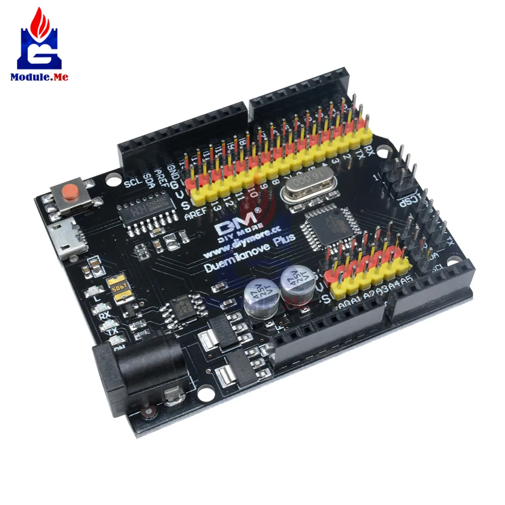 Duemilanove плюс макетная плата модуль CH340G ATmega328P микроконтроллер Замена FT232 совместимый для Arduino с USB кабелем