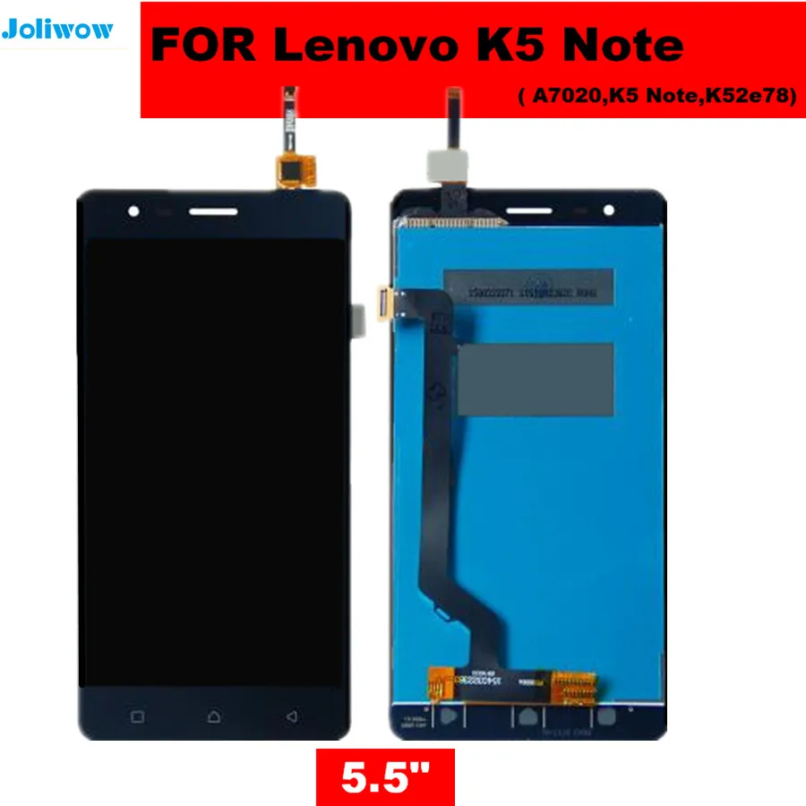 

5.5" FOR Lenovo K5 Note A7020 A7020a48 K52t38 k52e78 LCD Display and Touch Screen Assembly Replacement for Lenovo K5Note lcd