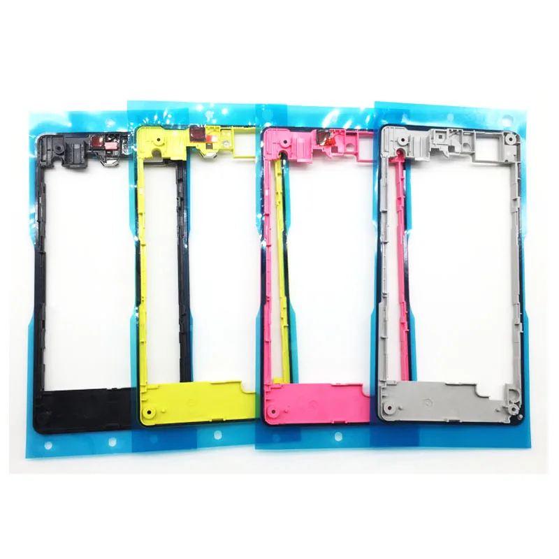 

4 Color New For Sony Xperia Z1 Compact Z1 Mini D5503 Back Rear Housing Frame Bezel Plate Replacement Spare Parts High Quality