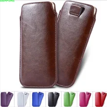 

For Xiaomi black shark mi mix 2s case Sleeve pouch Pull Tab Universal Leather case for xiaomi redmi 5 plus 5A Mi A1 note 5A case