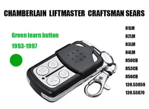 

100pcs Liftmaster Compatible 81LM 82LM GREEN SMART/LEARN BUTTON Operators manufactured from 1993-1997