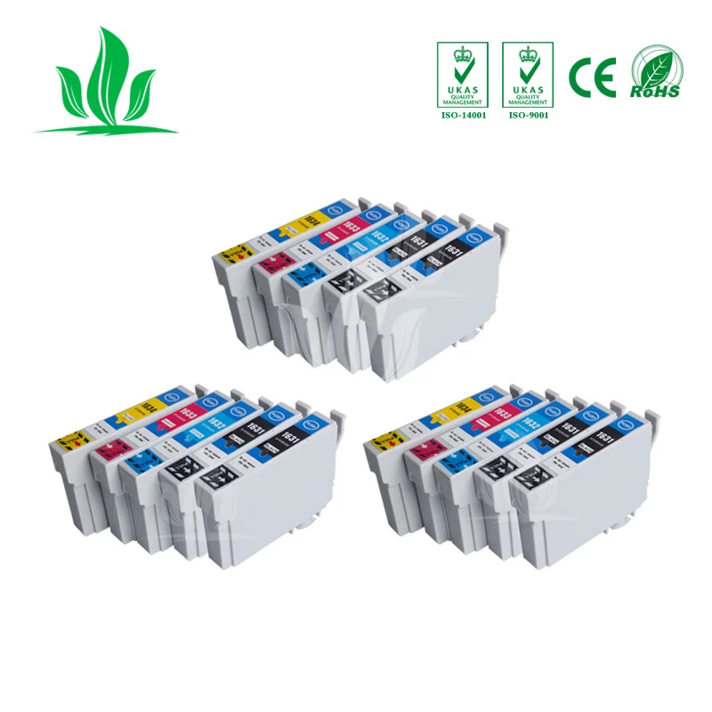 

T1631 3sets + 3BK Compatible Ink Cartridge for Epson WF-2530WF WF-2540WF WF-2630WF WF2530 WF2540 WF2630 WF 2530 2540