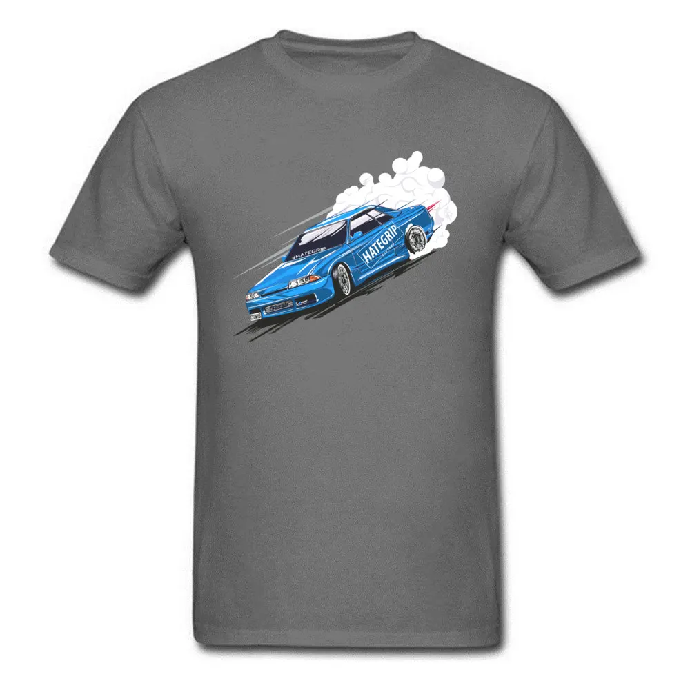 Blue drifting car New Arrival Printing T Shirt Crew Neck ostern Day 100% Cotton Short Sleeve T-Shirt for Men Unique T Shirts Blue drifting car carbon