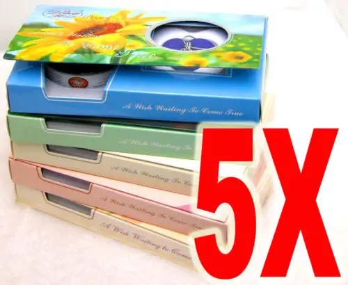 

Free Shipping *SALE Wholesale 5X Boxes heart pendant Wish Pearl Necklace gift box-who