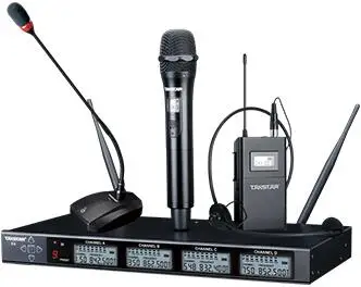 

Takstar X4 true diversity 4 channel UHF Wireless Body-pack Lapel Microphone transmitter Handheld wireless headset microphone