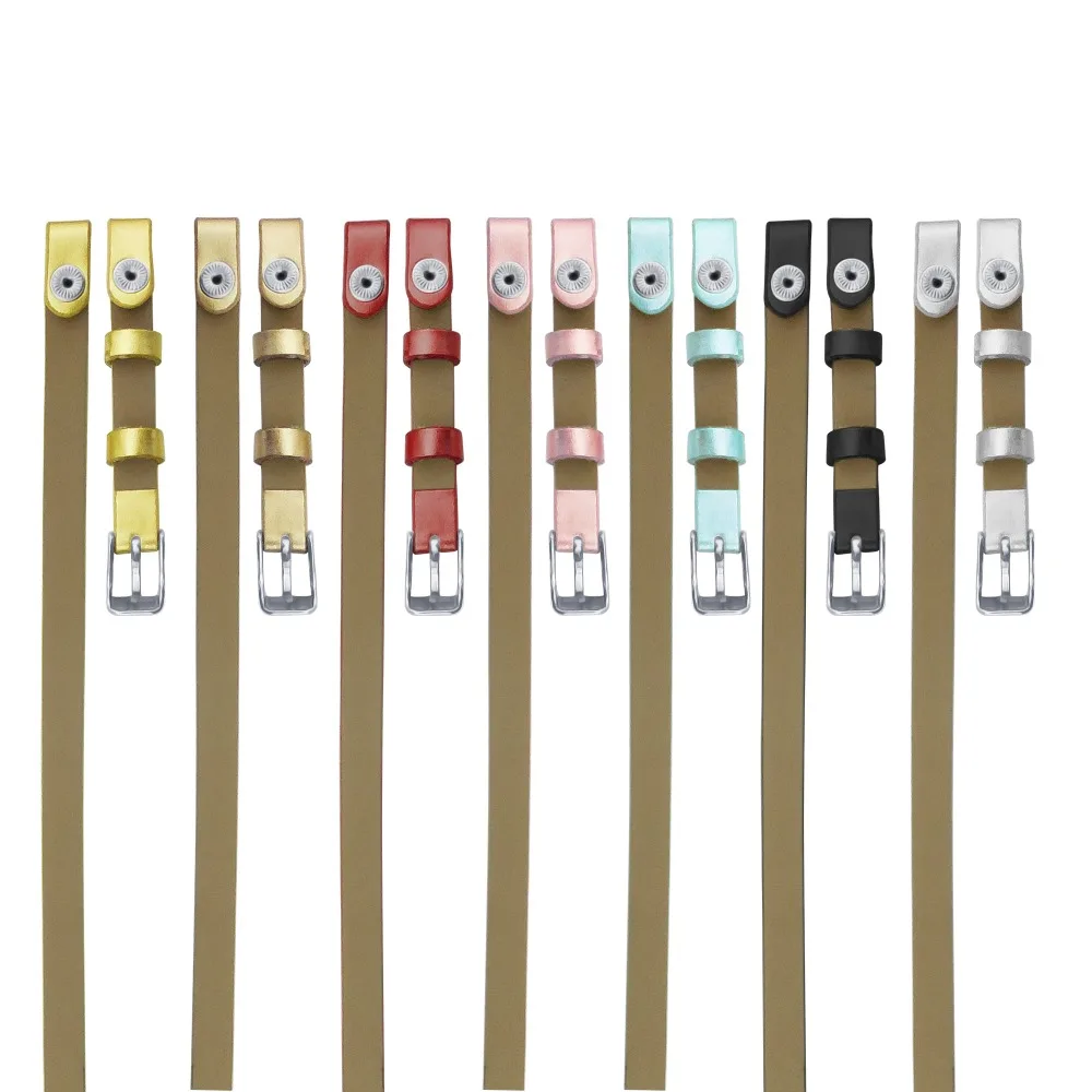 ZP-BS063-3 Diffuser Leather Locket Bracelet