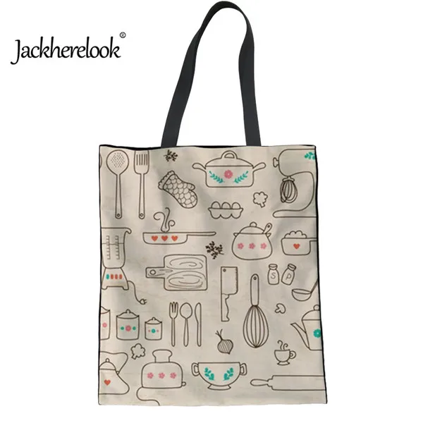 H4684Z22 Jackherelook 3D косметолога Парикмахерская Печать дамские хозяйственные сумки Защита окружающей среды мама шоппер сумка женщина хлопок Bolsa - Цвет: H4684Z22