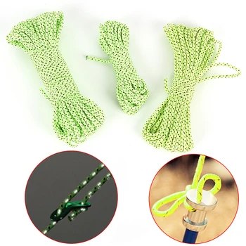 

5-20m Multifunction Outdoor Camping Hiking 2.5mm Durable Polypropylene Rope Tent Rope Reflective At Night Tent Accessories