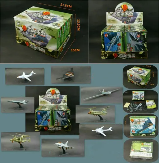 4D Third Generation 8 Models Aircraft J 20 Stealth Fighter B 2 Bomber Ospreys Helicopter Plastic