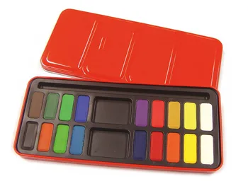 

18-Block Artist Watercolour Paint Set in Metal Tin