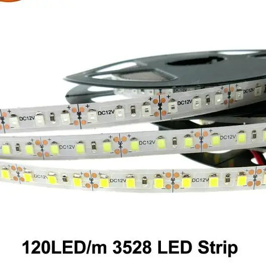 Новая 7 видов цветов узкая сторона 5 мм Светодиодная лента 2835 SMD гибкая высокая
