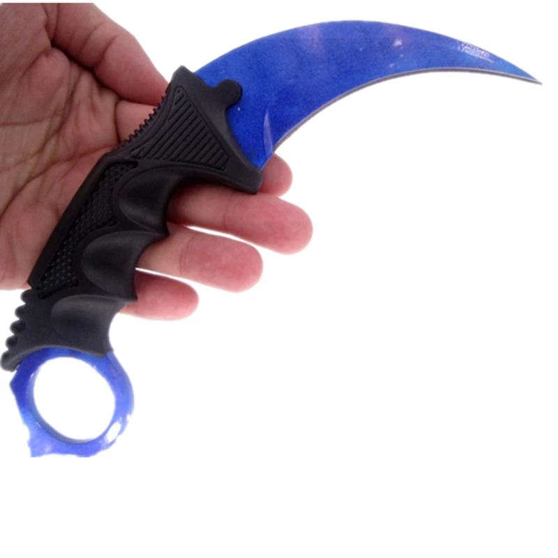 Нож CSGO Counter Strike Karambit с фиксированным лезвием тактический нож для охоты на