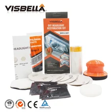 Visbella система восстановления фар Repair Kit поделка налобный фонарь отбеливатель уход за автомобилем Repair kit лампа свет чистая полировка по ручному