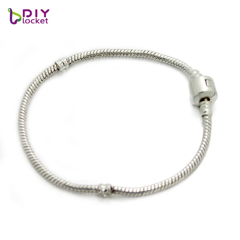 popular 10PCS Wholesale Fashion 3MM Snake Chain Jewelry Bracelet 316L Stainless steel charm