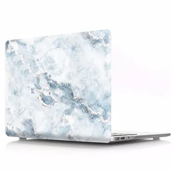 

Marble Texture Laptop Case For Macbook Air 13 case For MacBook Pro 13 Retina 11 12 15 with touch bar free keyboard cover+film