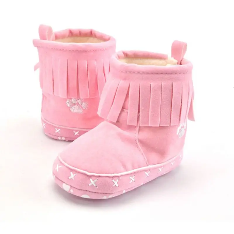 Зимняя одежда для детей ясельного возраста Снегоступы милые детские Обувь для маленьких мальчиков обувь для девочек Обувь для младенцев 0-18 м 20 Цвета - Цвет: YTM117P