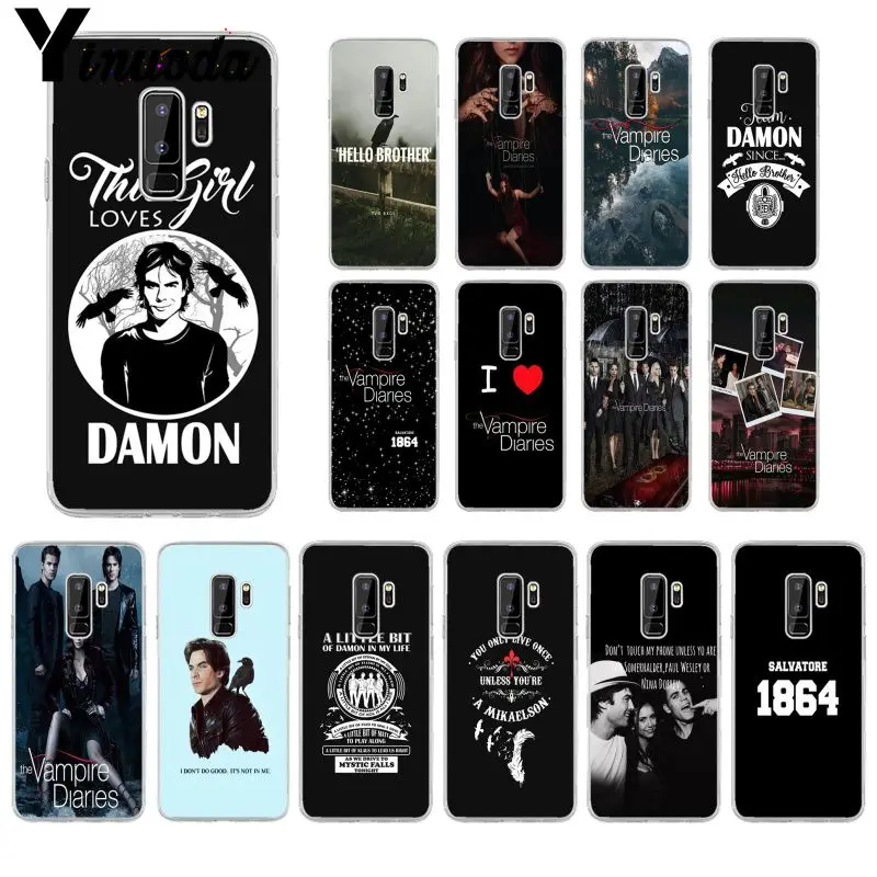 

Yinuoda The Vampire Diaries Stefan Damon Salvatore Phone Case for Samsung S5 S6 edge plus S7 edge S8 Plus S9 PlusCellphones