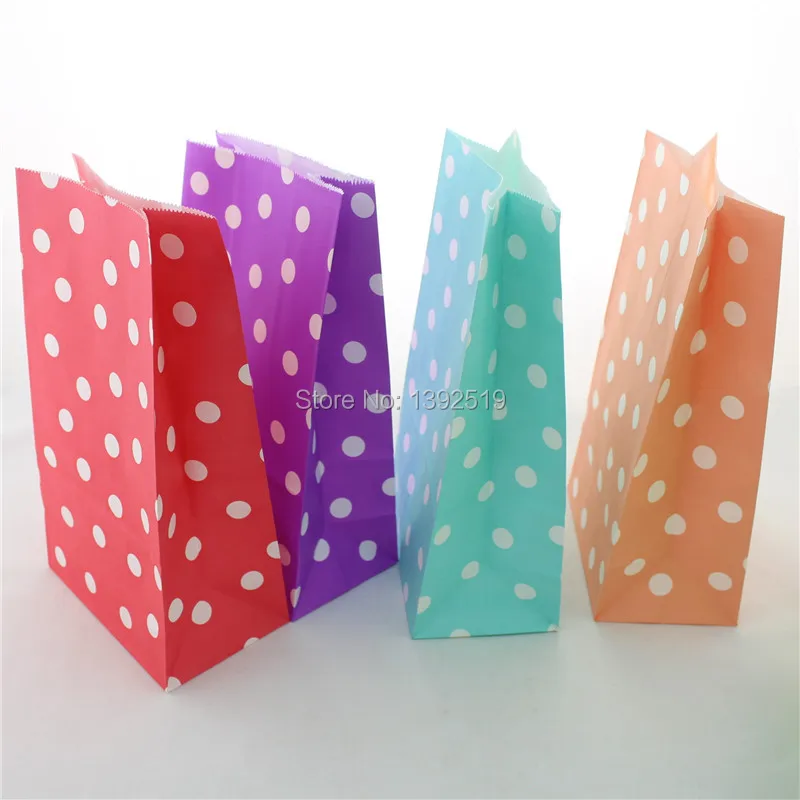 Free Shipping 100pcs Standing Polka Dot Bags Red Color Packaging Free Shipping 100pcs Standing Polka Dot Bags Red Color Packaging Gifts Party Favors In Gift Wring Supplies From Home Garden On