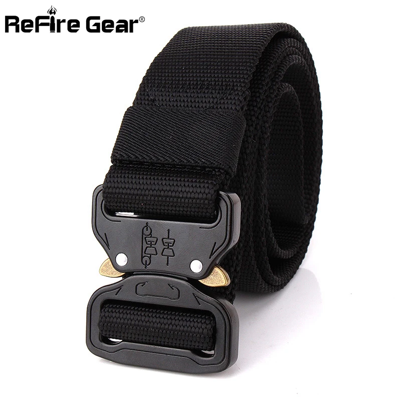 Мужской армейский ремень SWAT Военный нейлоновый тактический с утолщенной