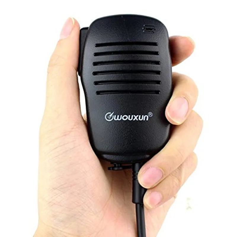 Аутентичный подлинный Wouxun-21 ручной динамик микрофон для Wouxun двухсторонние рации KG-UVD1P, KG-UV6D, KG-UV8D, KG-UV9D плюс
