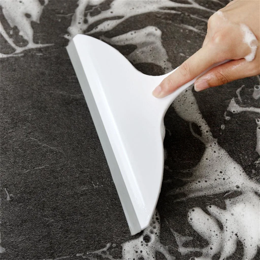 

ISHOWTIENDA Good Grips Stainless Steel Squeegee With Suction Cup Cleanup limpieza hogar Clean Up Window Cleaner Cleaning Brush