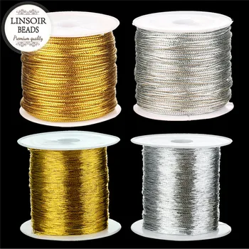 

1roll Dia 0.15/1/1.2mm Cotton Knitting Cord Beading Thread Chinese Knotting Embroidery Thread String For Jewelry Making F5193