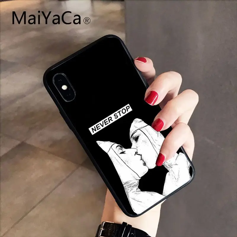 MaiYaCa Sister nun Custom Photo мягкий чехол для iPhone X XS MAX 6 6S 7 7plus 8 8Plus 5 5S XR 10 Чехол - Цвет: A8