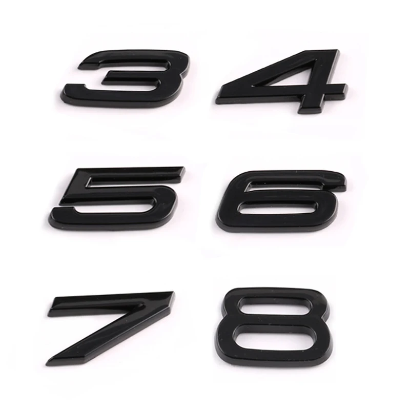 Письмо Эмблема для Audi S3 S4 S5 S6 S7 S8 RS3 RS4 RS5 RS6 RS7 RSQ3 RSQ5 RSQ7 TTRS стайлинга автомобилей Красный значок с бриллиантом багажник Стикеры