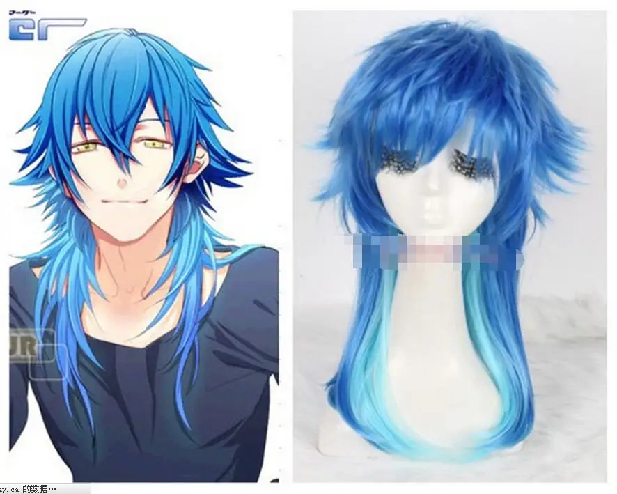 wallpapers Aoba Seragaki Hair women s hair full wigs wholesale heat resistant ly shipping dramatical murder dmmd aoba seragaki anime long blue green c