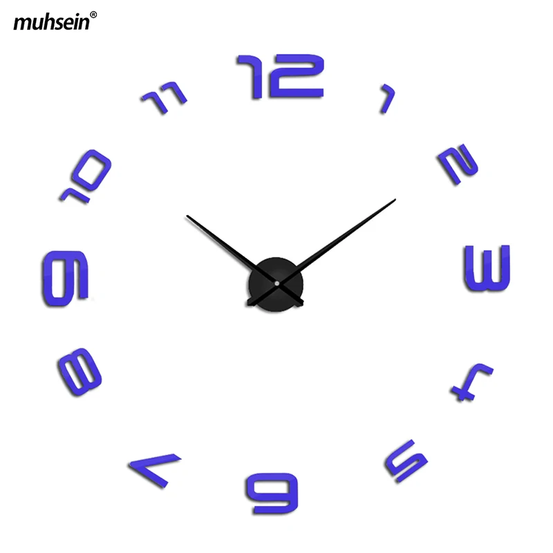 

Digital Wall Clock Home Decor Mirror Fashion Watch Wall Clock Sticker Living Room Creative Clocks Unique Gift Free Shipping