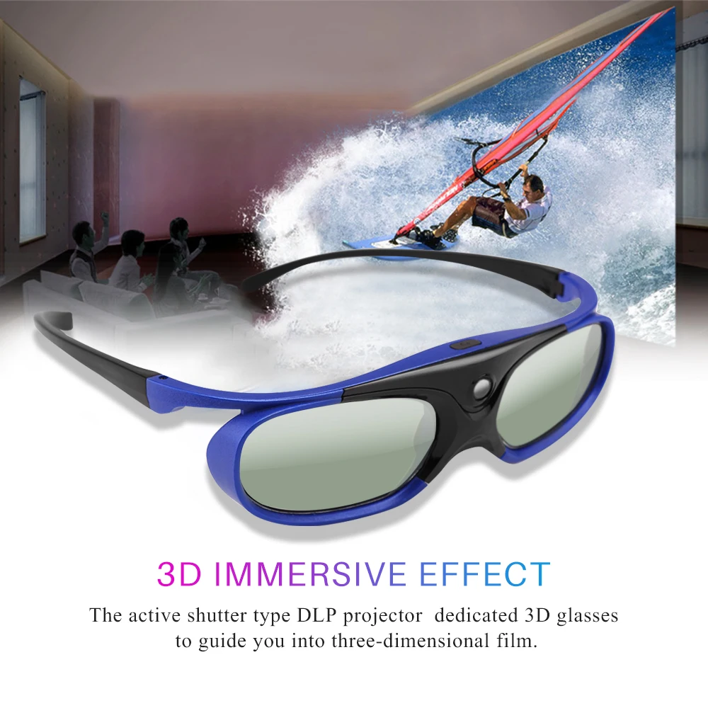 Fornorm-Original-Active-Shutter-Rechargable-3D-Glasses-1pc-For-Xgimi-Z3-Z4-H1-Nuts-G1-P2 (3)
