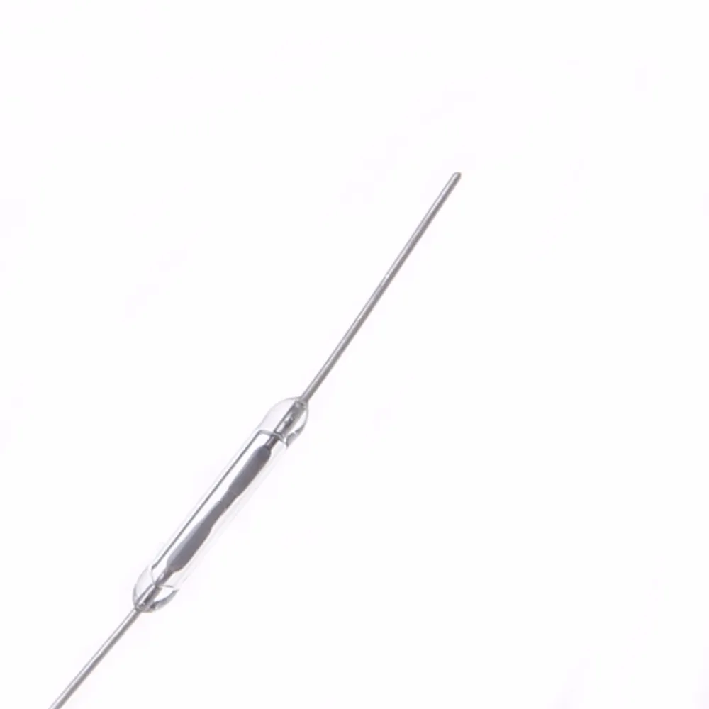 10 Pcs 2x14mm Reed Switch Normally Open Magnetic Induction Switches Electromagnetic N/O Active Components Sensors Z25 Drop ship