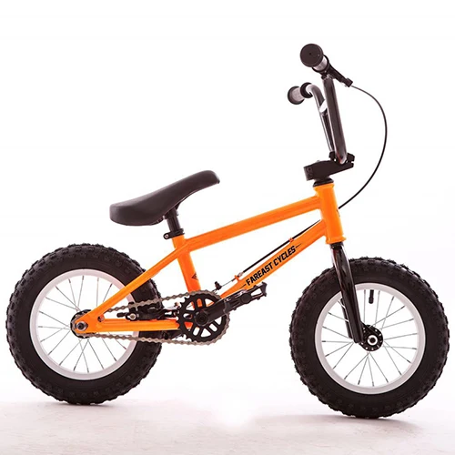 12 дюймов детский баланс велосипед мини маленький bmx велосипеды - Цвет: Fluorescent Orange