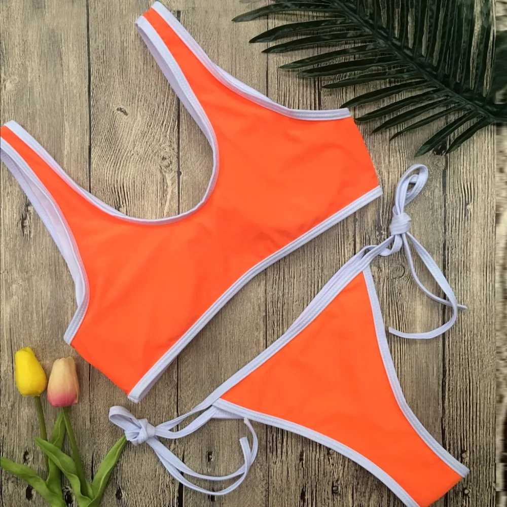 2019 women's summer sexy bandage bikini set summer swimsuit push up sexy swimwear women pretty bikinis e fatos de banho 40J13 (10)