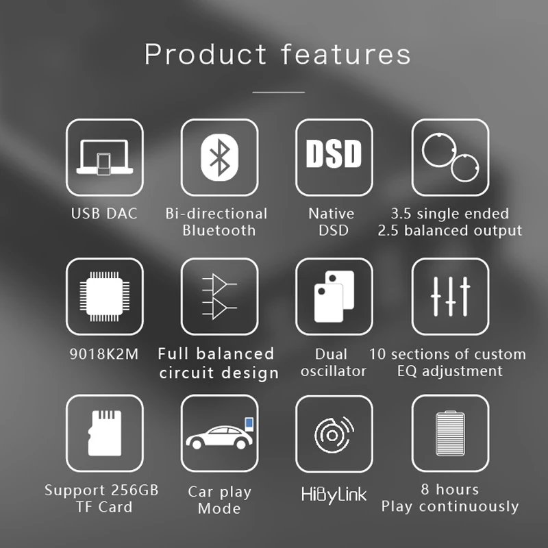 xDuoo X20 High Fidelity Lossless Music DSD256 HIFI
