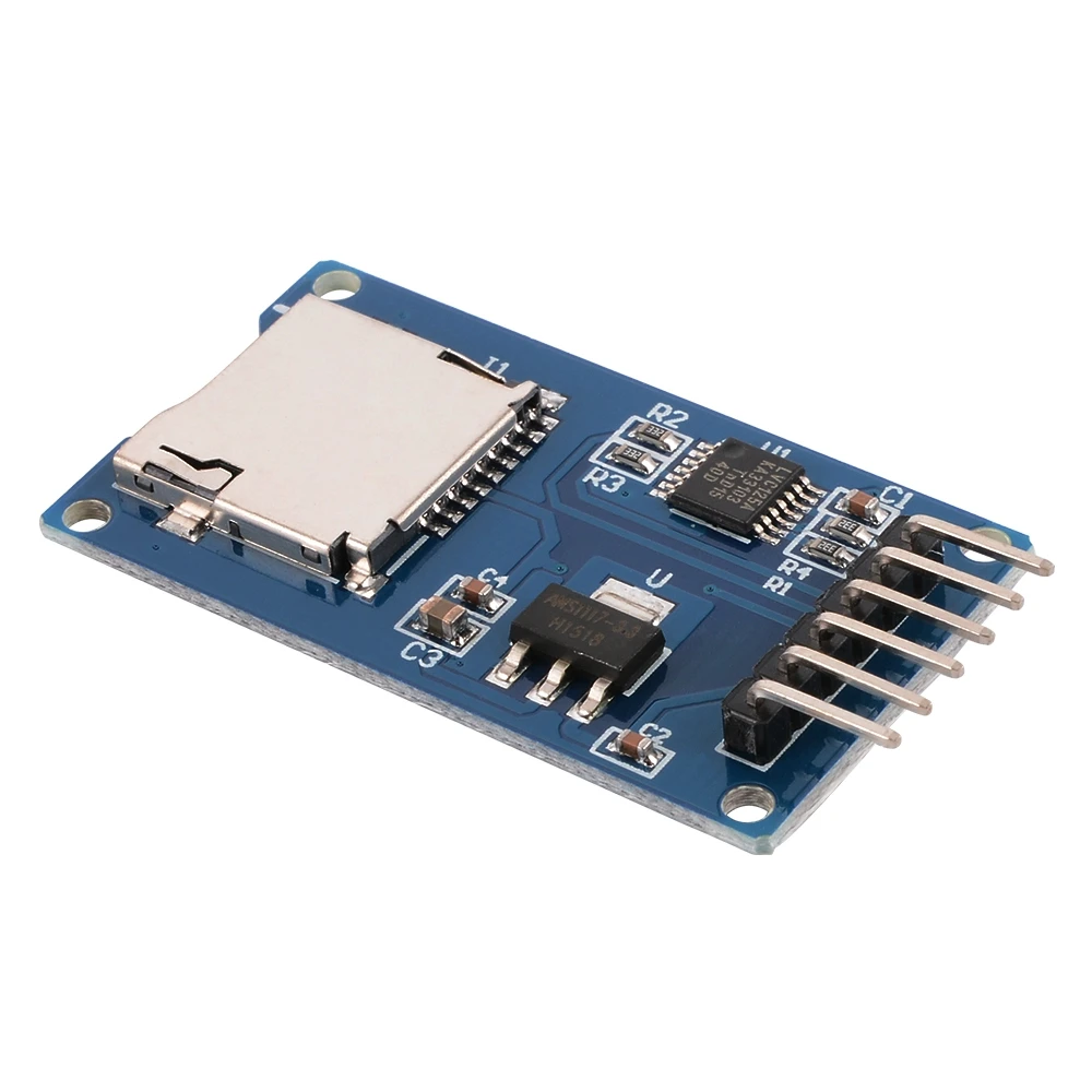 3x Micro-SD SDHC щит TF карта памяти Щит Модуль 6 Pin SPI для Arduino