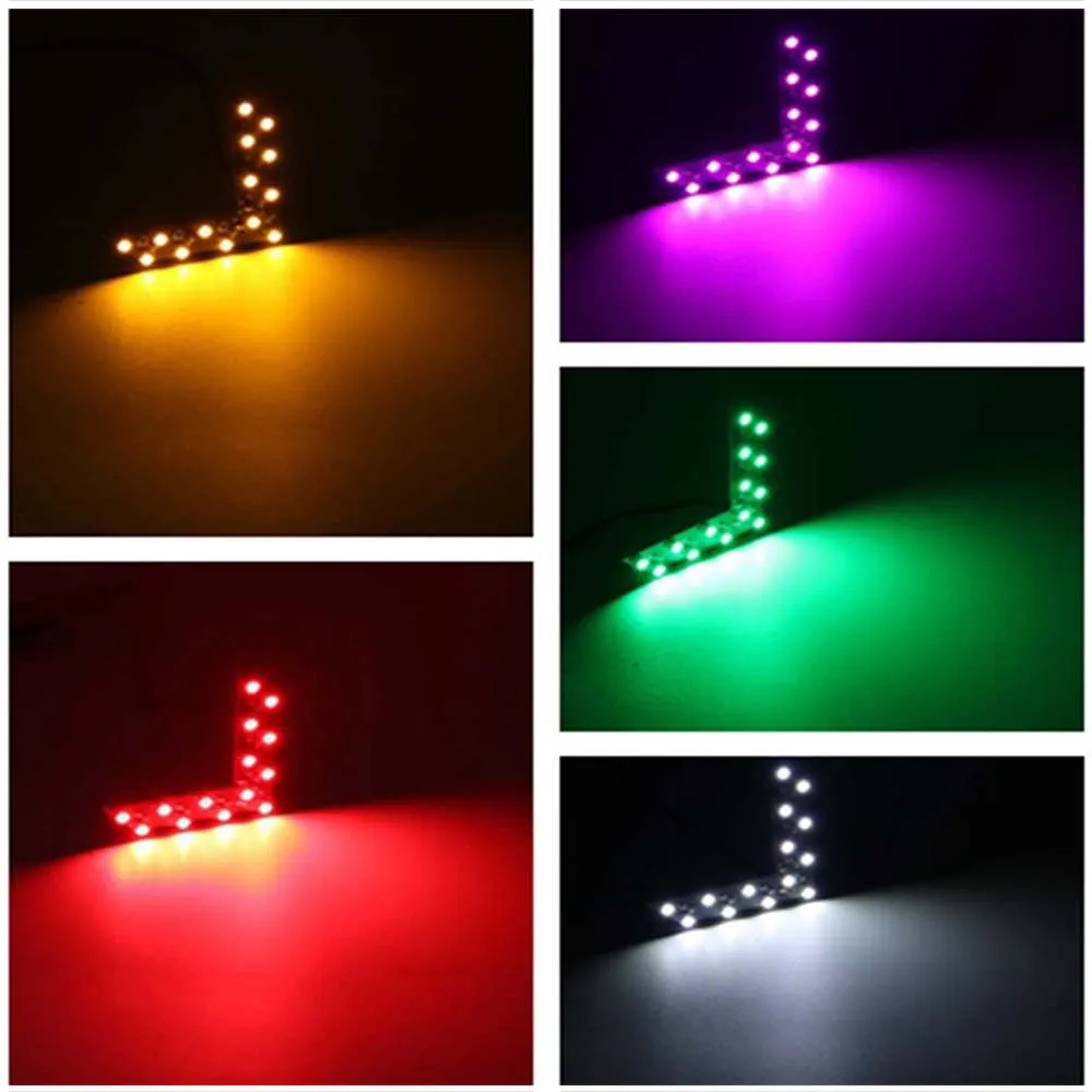 Автомобильное Зеркало стрелка свет 14 SMD СВЕТОДИОДНЫЙ светодиодная Стрелка Панель для автомобиля зеркало заднего вида индикатор поворота сигнальный свет автомобиля светодиодный зеркало заднего вида свет
